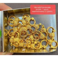 Fermoir de bijoux DIY style mascotte traditionnelle Laifude, en or 18 carats, Pixiu universel pour la fabrication de colliers et de bracelets