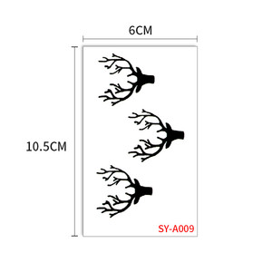 Tatuaje temporal de caballo ecológico para niñas, hombres y mujeres, pegatina de tatuaje, nuevo diseño, 2023 - Product Image 4