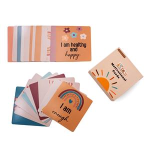 楽しい毎日カスタム印刷インスピレーションカードゲーム子供のための肯定的な自己肯定カード - Product Image 3