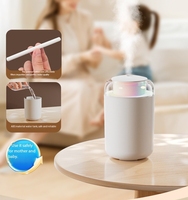 Humidificateur d'air Big Fog Spray Humidificateur Aromathérapie Diffuseur d'huiles essentielles Purificateur d'air Colorful Night Lamp Home