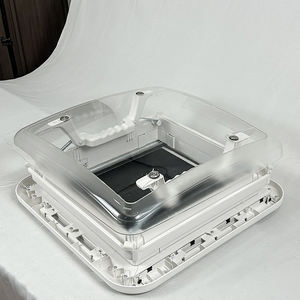 Claraboya RV23SL para autocaravana, 400 x 400 mm, ventana de techo cinereada, motor ASA, vidrio, material plástico, claraboya de - Product Image 6
