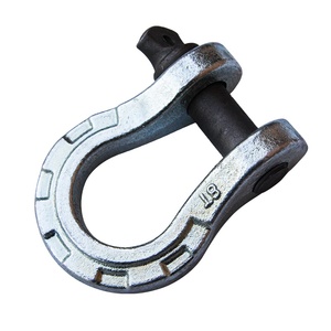 Récepteur d'<span class=keywords><strong>attelage</strong></span> 4.75T en plastique alliage d'acier forgé 3/4 goupille à vis 38 mm D anneau manille de remorquage pour camion Jeep - Product Image 1