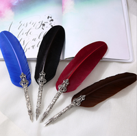 Stylo plume de luxe personnalisé 2026, magnifique cadeau, ensemble de calligraphie avec plume d'oie, emballage personnalisé