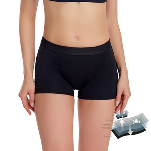 Bragas planas fisiológicas deportivas menstruales gratuitas Servilleta sanitaria a prueba de fugas de cuatro capas Bragas para el período diario para el ciclo menstrual - Product Image 2