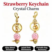 Porte-clés souris mignon, breloque en métal animal de dessin animé, pendentif pour clés de voiture, sac, ornement, petit cadeau raffiné pour femmes et filles
