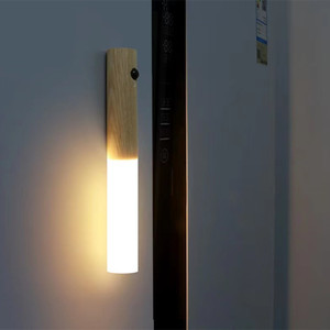 Luz noturna magnética de led, carregamento usb, sensor de movimento, luz para parede, para corredor - Product Image 5