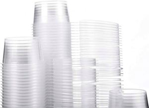 Plastic Single Wall <b>Sauce</b> Cup with Hinge Lid 1oz-5oz Sizes Eco Friendly Disposable Condiment Food Packaging Container - Product Image 3