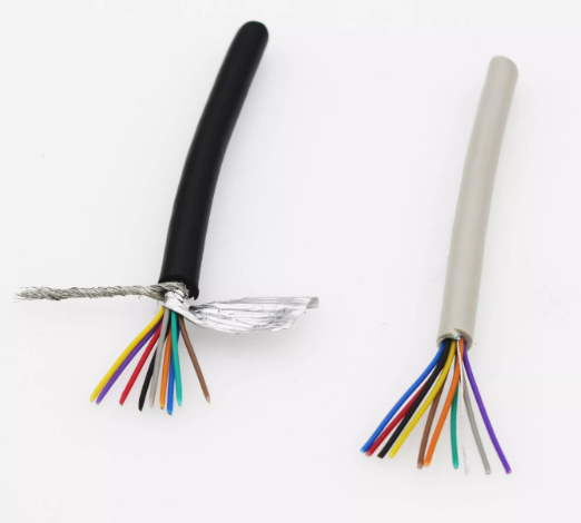 9-core Dual Shielded RS232 Serial Port Cable, 9C+1 Dual Shielded Cable, 9-core Serial Port, 9-core signal Cable, 28AWG