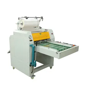 HP-720Z 28'' PLC control Hydraulic Pressure semi auto hydraulic hot press laminating machine with film cutter and perforating