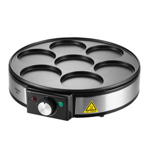 Aining <b>Electric</b> Egg <b>Pan</b> 7 Hole Non Stick Round Breakfast Maker For Poached Eggs And Hamburgers - Product Image 1