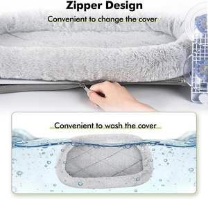 Percha de ventana de gato inalámbrica, marco de Metal sólido, 4 ventosas fuertes, hamaca plegable para gatos de interior, pared, dos camas reemplazables para mascotas - Product Image 4