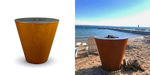 Parrilla de Carbón <span class=keywords><strong>para</strong></span> Barbacoa de Exterior de Acero Corten de Buena Calidad, Parrilla de Carbón <span class=keywords><strong>para</strong></span> Barbacoa, Ahumador, Mesa de Barbacoa Coreana Yakiniku - Product Image 6