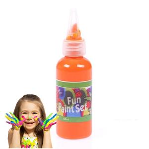 BOMEIJIA Bouteille de peinture en plastique transparent 60ML Peinture au doigt 12 couleurs lavables - Product Image 5