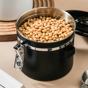 Conteneur à café Airtight Co2 <span class=keywords><strong>Klaser</strong></span> Epilator Canister Tea Sugar Coffee Canisterphotoepilator Depilator Lescoltonainless Steel - Product Image 6