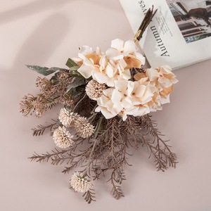 Bouquet d'hortensias artificiels Simmona CF01006, arrangement floral pour mariage, décoration murale pour la maison - Product Image 3