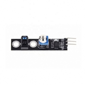 Sensor infrarrojo IR TCRT5000 para seguimiento de líneas y detección de obstáculos para Arduino, módulo de seguimiento de 1 canal AVR ARM PIC DC 5V - Product Image 1
