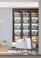 Armoires de cuisine modulaires Kino en acier inoxydable 304, porte en MDF, couleurs personnalisables, design moderne, plan de travail, garantie de 15 ans