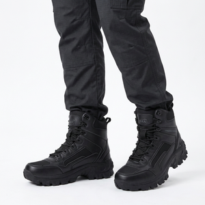 Botas tácticas TSB22 5AA de talla grande, resistentes al desgaste, para todo terreno, transpirables, para hombre. - Product Image 1