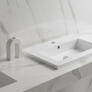 Mueble de Baño Moderno con Lavabo de Resina y Revestimiento de <span class=keywords><strong>Gel</strong></span>, Popular para Uso en Baños, con Accesorio de Drenaje - Product Image 3