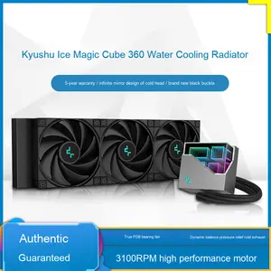 Speedy-Caja de ordenador integrada, 360, negro, espejo infinito, FDB, CPU, enfriador, rodamiento de bolas, 360 grados, refrigeración por agua - Product Image 2