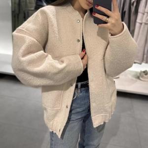 Chaquetas de Moda para Mujer, Otoño e Invierno, Cuello Alto, Bolsillos con Botones, Casuales, para Salir - Product Image 6