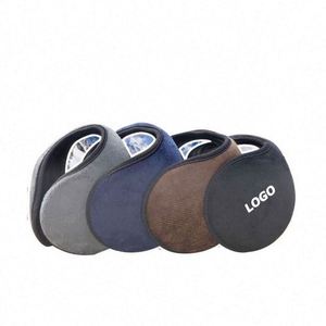 Calentadores de Orejas para Hombre, Orejeras de Fieltro Resistentes con Serigrafía para Clima Frío, Ciclismo y Actividades al Aire Libre - Product Image 1