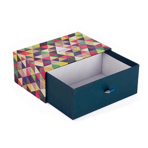 Luxury Cardboard Jewelry Sliding Drawer Packaging Set Custom Logo Printed with UV Coating and Embossing for <b>Photo</b> Frame - Product Image 5
