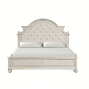 Base de Cama Moderna de Alta Gama en Madera Sólida, Tamaño King/Queen, Plataforma de Lujo para Recámara Principal, Muebles para Hotel, Villa u Hogar - Product Image 2