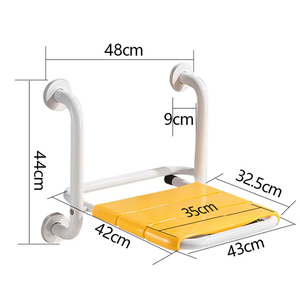 Panca da <span class=keywords><strong>doccia</strong></span> pieghevole di alta qualità per bagni <span class=keywords><strong>a</strong></span> parete e comoda sedia da <span class=keywords><strong>doccia</strong></span> di sicurezza - Product Image 3