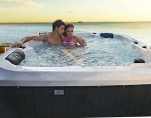 <span class=keywords><strong>2025</strong></span> nuova vasca da massaggio luci LED e sterilizzazione ozono acrilico idromassaggio per giardino e parte vasca idromassaggio Spa all'aperto - Product Image 3