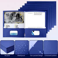 Carpeta de Archivo de Papel Personalizada Tamaño Carta para Documentos Escolares, de Oficina, del Hogar y de Negocios