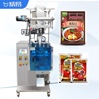Machine d'emballage de liquides pour sauces et assaisonnements, avec scellage quatre côtés et trois côtés, pour ketchup