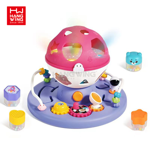 Cartone animato Aberuji elettrico con <span class=keywords><strong>pianeta</strong></span> spaziale con luce e musica HW Baby educazione precoce Puzzle Game giocattoli - Product Image 2