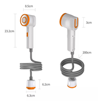 Nouvelle Douche Extérieure Éclairée Tout-en-un, Gadget de Bain Polyvalent pour Camping, Dortoir et Maison, Pommeau de Douche Électrique Mobile en ABS