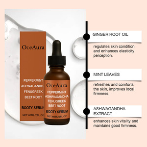 Suero de aceite reafirmante de botín natural con Ashwagandha y menta-Aceite potenciador de elasticidad para estiramiento de la piel 60ml - Product Image 4