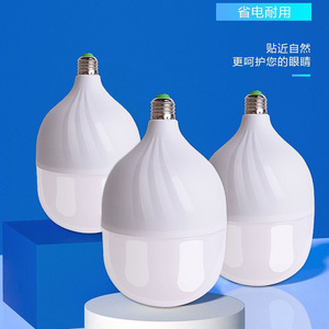 หลอดไฟ LED ป๊อปลอร์ 10-60W E27 ฐานพลาสติก ความสว่างสูง AC 85-265V - Product Image 5