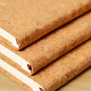 Customized Logo Hard Cover, Pu Leather A6 <b>A5</b> B5 Cork Planner Diary Journal <b>Notebook</b> With Pen Gift Set For Office And School/ - Product Image 3