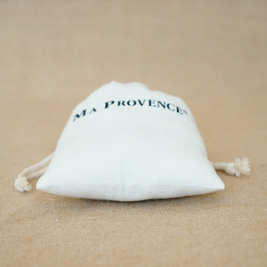 Medium Canvas Cotton Drawstring Bag Personalized Screen Printed Organic <b>Reusable</b> Drawstring <b>Pouch</b> Holiday Gift Cotton Bag - Product Image 4