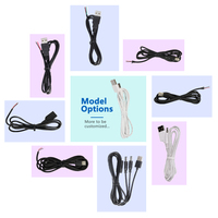 24AWG DC-Stromkabel USB-Stecker auf DC5.5*2.1mm Stecker Adapter-Verbindungskabel Ladekabel 200cm