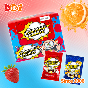 Oem kẹo bán buôn tùy chỉnh nhãn hiệu riêng Halal vui vẻ Pop đá ma thuật popping kẹo <span class=keywords><strong>Mix</strong></span> trái cây Hương vị Pop kẹo trẻ em kẹo đồ chơi - Product Image 2