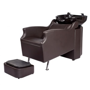 Luxury Laydown Shampoo Basin <b>Bed</b> Black Lying Massage Furniture Washing <b>Bed</b>& Chair Shampoo Chair With Pedal Barbershop - Product Image 1