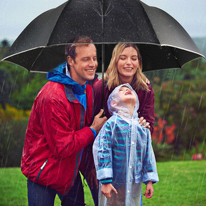 Parapluie de golf noir extra-large, lanière réfléchissante, sécurité <span class=keywords><strong>auto</strong></span>-golf, livraison gratuite, <span class=keywords><strong>2022</strong></span> - Product Image 2