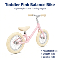 Tricycle pour tout-petits de haute qualité avec pneus en caoutchouc, tricycle d'apprentissage pour enfants 3 en 1 avec contrôle parental, taille personnalisée disponible, 12 pouces