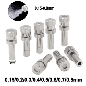 Boquillas de pulverización de latón de baja presión de 6 mm para sistema de nebulización de refrigeración para invernaderos al aire libre, boquillas de riego por goteo atomizadoras - Product Image 3