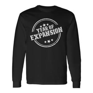 T-shirt a maniche lunghe Year Of Expansion Premium nera unisex taglia adulto - Product Image 1