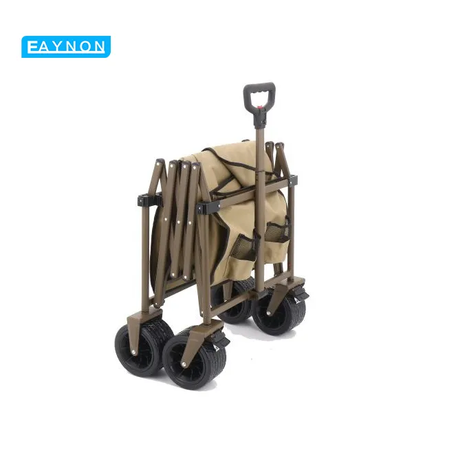 Eaynon Electric Camping Trolley Off-Road Folding Cart With Platform Structure