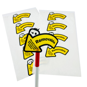 <span class=keywords><strong>Impression</strong></span> d'autocollants bon marché avec des étiquettes d'avertissement transparentes, des étiquettes alimentaires - Product Image 1