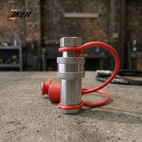 Raccord hydraulique à déconnexion rapide G3/8 YAA AG pour machine, connexion de tuyau d'huile, type double coupure