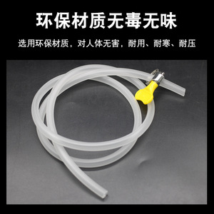 Colector de tuberías de drenaje para calefacción por suelo radiante, manguera de plástico de 6-8 mm con válvula para ventilación de radiador - Product Image 3
