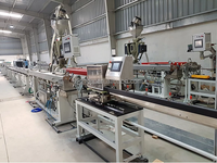 Machine pour fabrication de tuyaux d'irrigation au goutte-à-goutte, ligne de production avec extrudeuse de vis